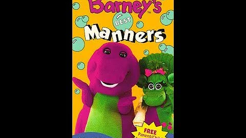 Barney's Best Manners (1993 VHS) full in HD