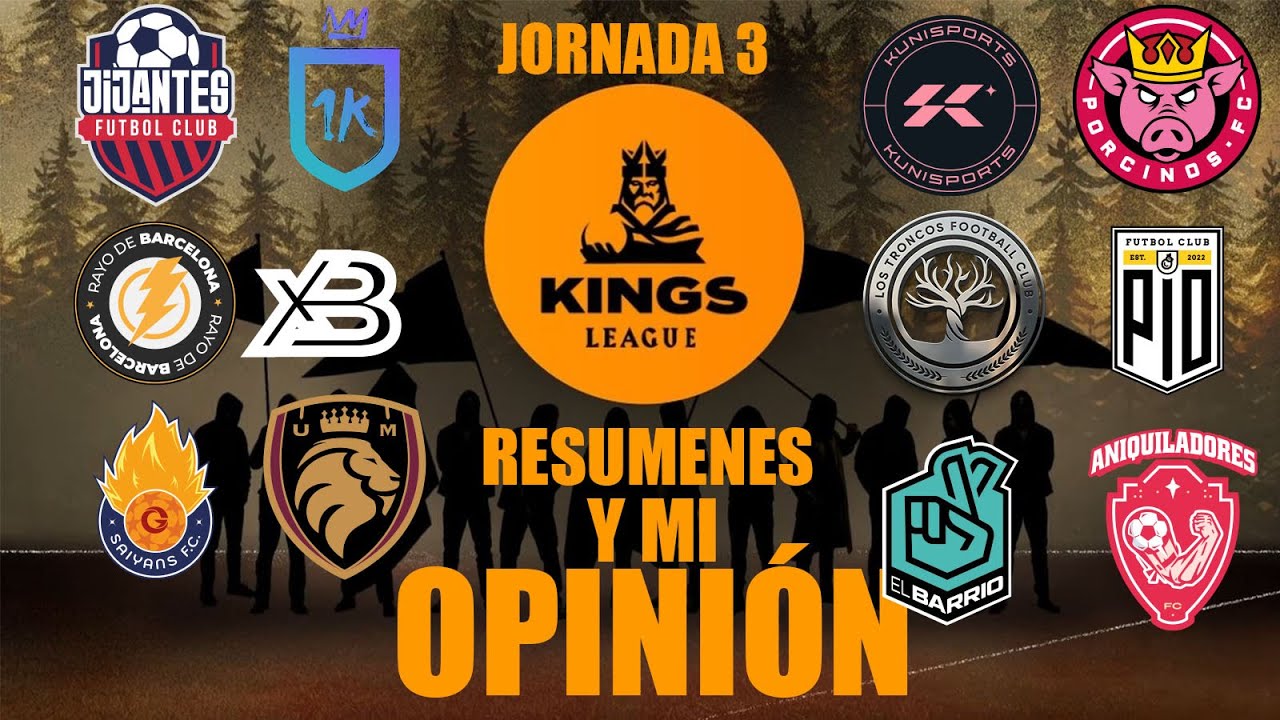 JORNADA 3 KINGS LEAGUE | TODOS los RESUMENES COMPLETOS + MI OPINIÓN ...