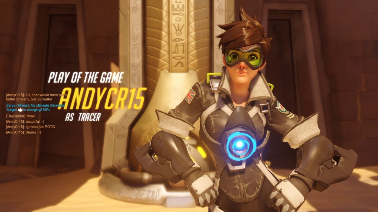 gaming logo Overwatch - 1 Pulse Bomb, 5 Kills - POTG