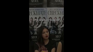 The way Yeji immediately ask Ryujin if she was okay when she heard she was hurt🥺