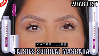 *new* MAYBELLINE FALSIES SURREAL EXTENSIONS MASCARA REVIEW + WEAR TEST *fine/flat lashes*| Magdaline