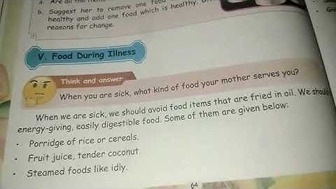 4th STD 2nd term Science Unit 1 Food part 5