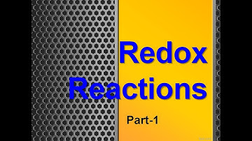 Redox reactions | Part 1| ppt Presentations |