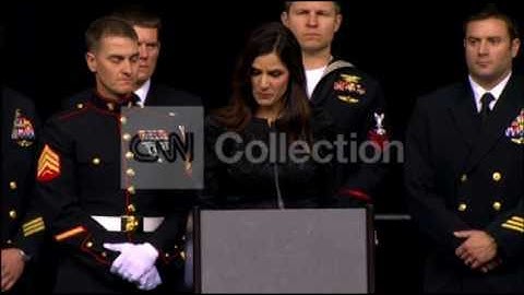 CHRIS KYLE FUNERAL - WIDOW ON BEING A BROKEN WOMAN