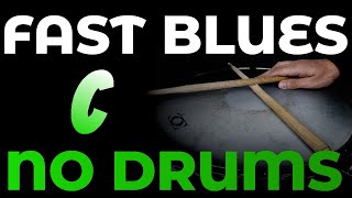 [FREE] No Drums Backing Track - Straight Fast Blues Groove - C