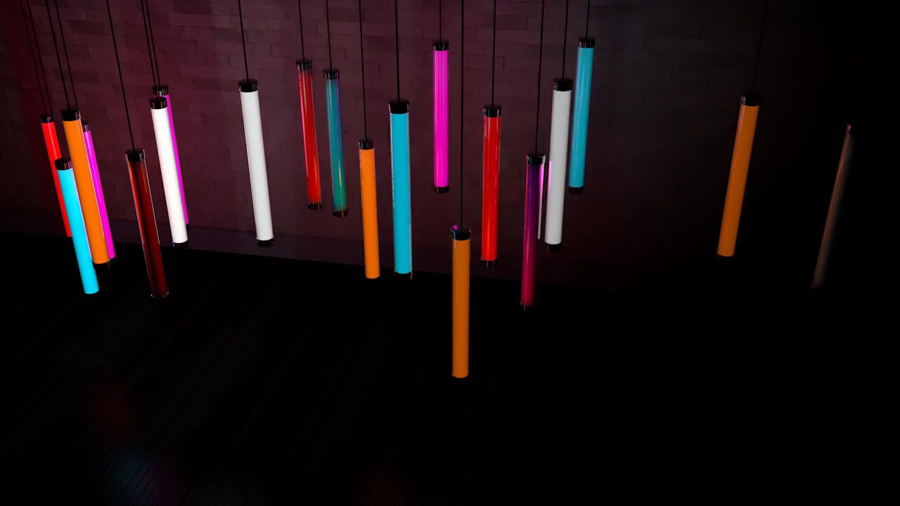New Fluorescent Lights Animation In Cinema 4d