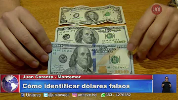 ¿Cómo identificar dólares verdaderos?