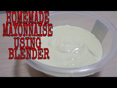 Video: Paano Gumawa Ng Mayonesa Sa Isang Blender