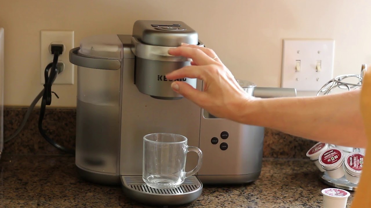 Keurig K Cafe C How to make vanilla Latte - YouTube