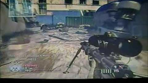 mw2 NBK clan quickscope match 3