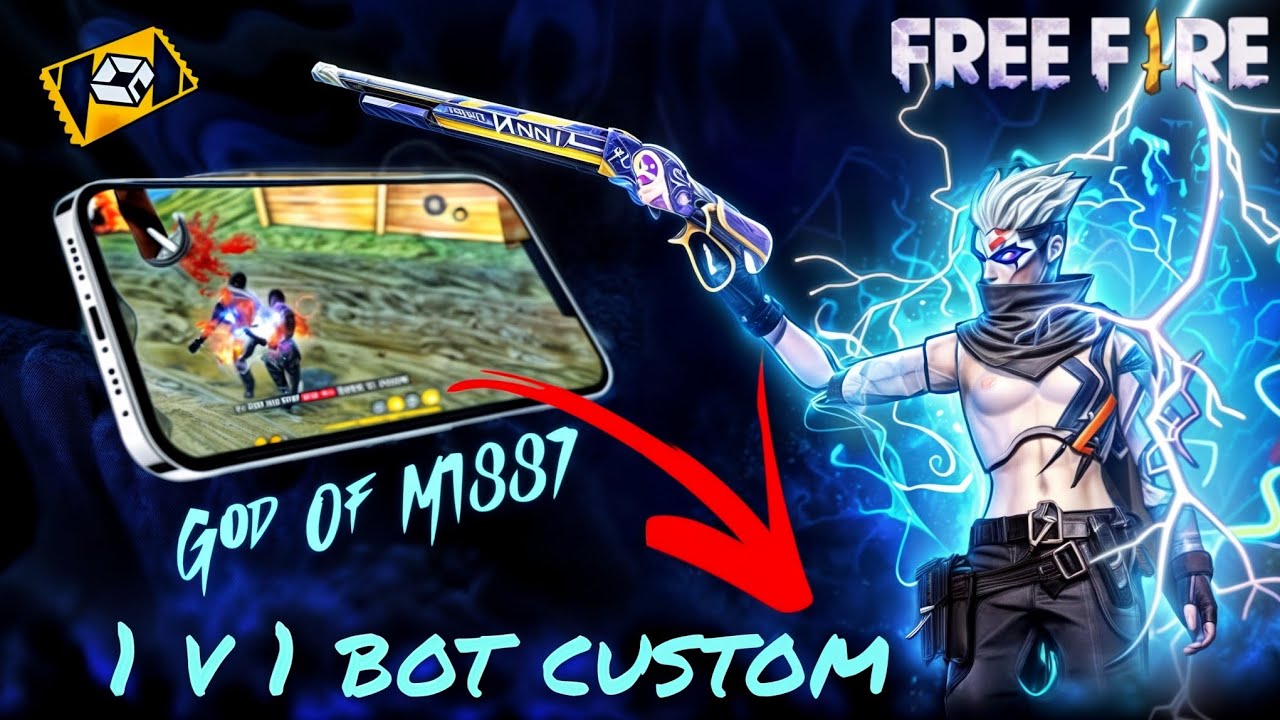#1v1 Bot Custom FF #freefire #gaming #newff #gaming #new #freefire ...