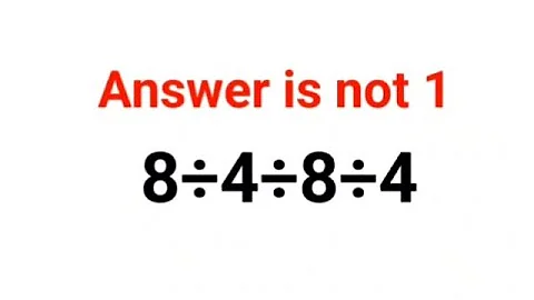 8÷4÷8÷4 The answer is not 1. Many got it wrong!  Ukraine Math Test #math #percentages #ukraine