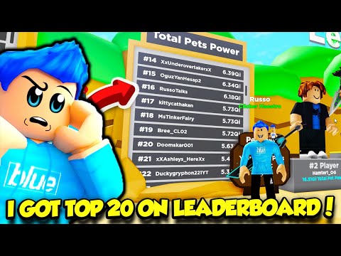 I Got Top 20 ON LEADERBOARDS In Clicker Simulator With INSANE NEW PRISM PETS! (Roblox)