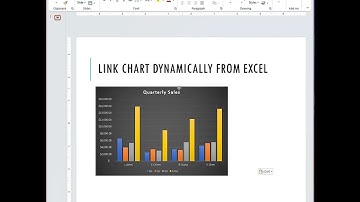 Link Excel Charts Dynamically to PowerPoint