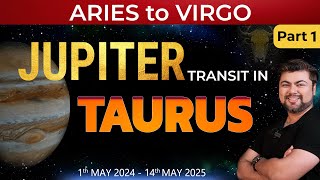 Jupiter transit in Taurus | Aries Taurus Gemini Cancer Leo Virgo | 01 May 2024 | Punneit screenshot 2