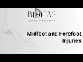 Midfoot  forefoot injuries  bofas lectures of distinction