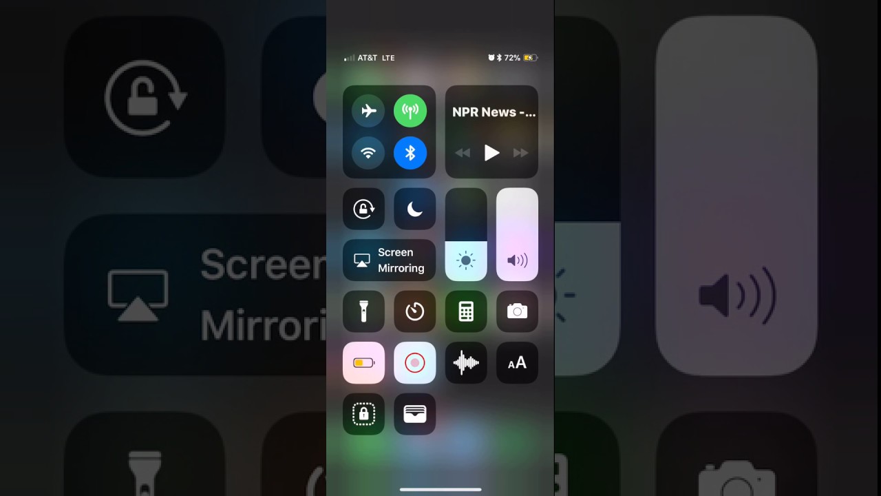 Where is AirDrop in Control Center for iOS 13 / iOS 12 / iOS 11 on