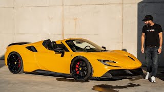 Novitec Ferrari SF90 Spider with 1109hp and in special yellow / The Supercar Diaries