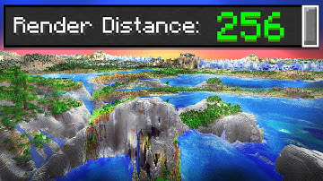 How I Got 500 FPS At 256 Render Distance..