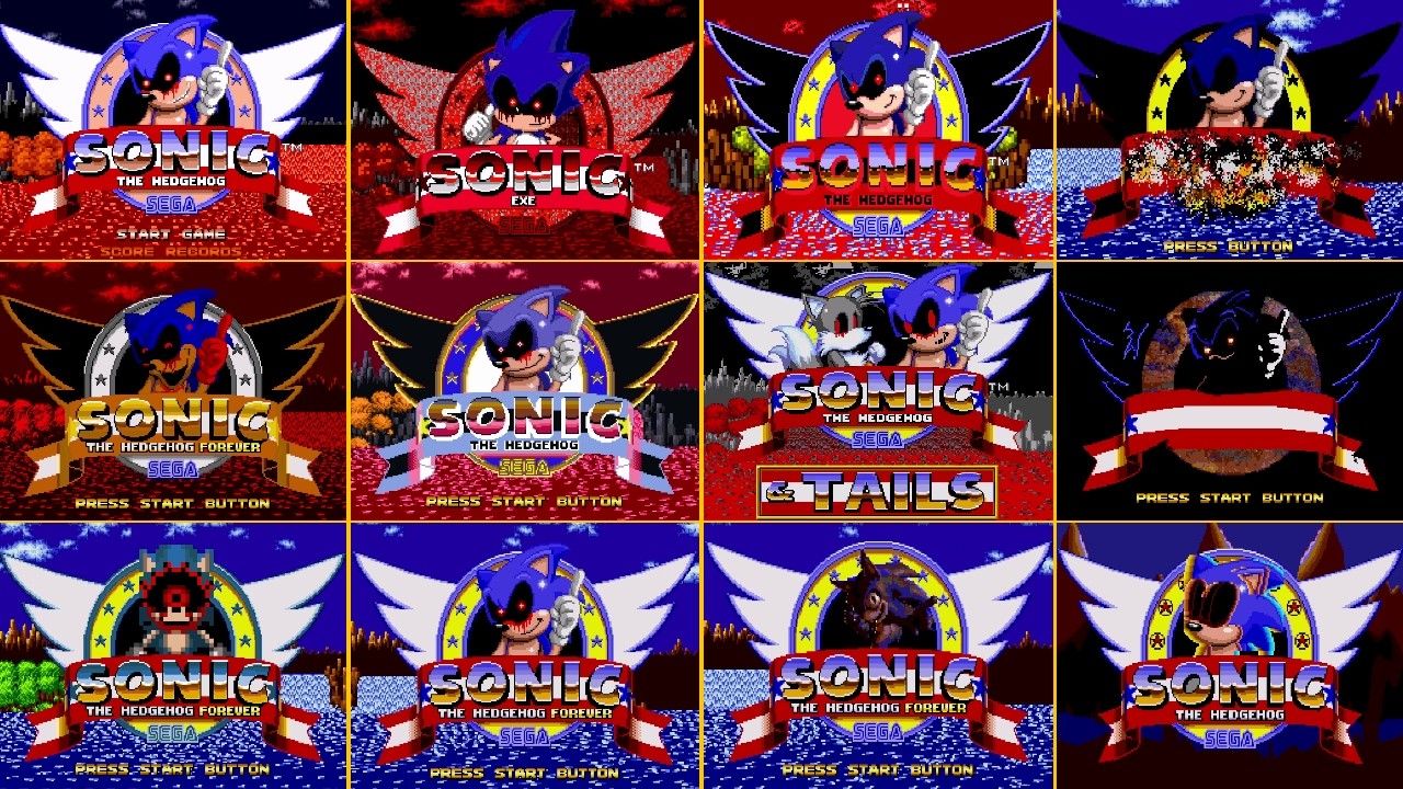 Evolution of Sonic 1.EXE Title Screen - YouTube