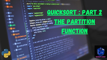 QuickSort (part-2) The partition function