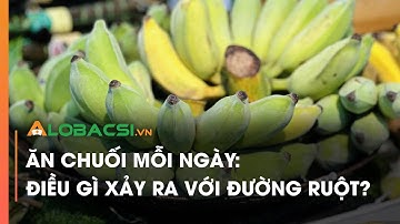 Ăn chuối mỗi ngày: Điều gì xảy ra với đường ruột? | Video AloBacsi