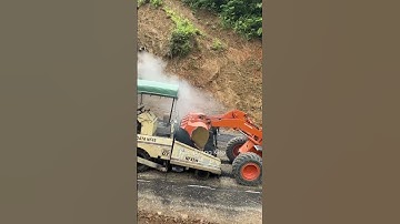 Aspal di tanjakan Bukik Gandum Jln Bayang Alpa