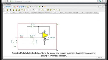 4th Order Active Filter TINACloud