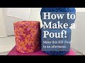 How To Make A Pouf How To Make A Pouf