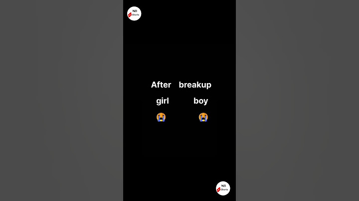 After breakup Girl 👧 VS Boy👦#shorts #sad #breakup )#girl #boy