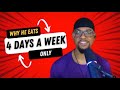 Why this man only eats 4 days a week  alternate day fasting benefits