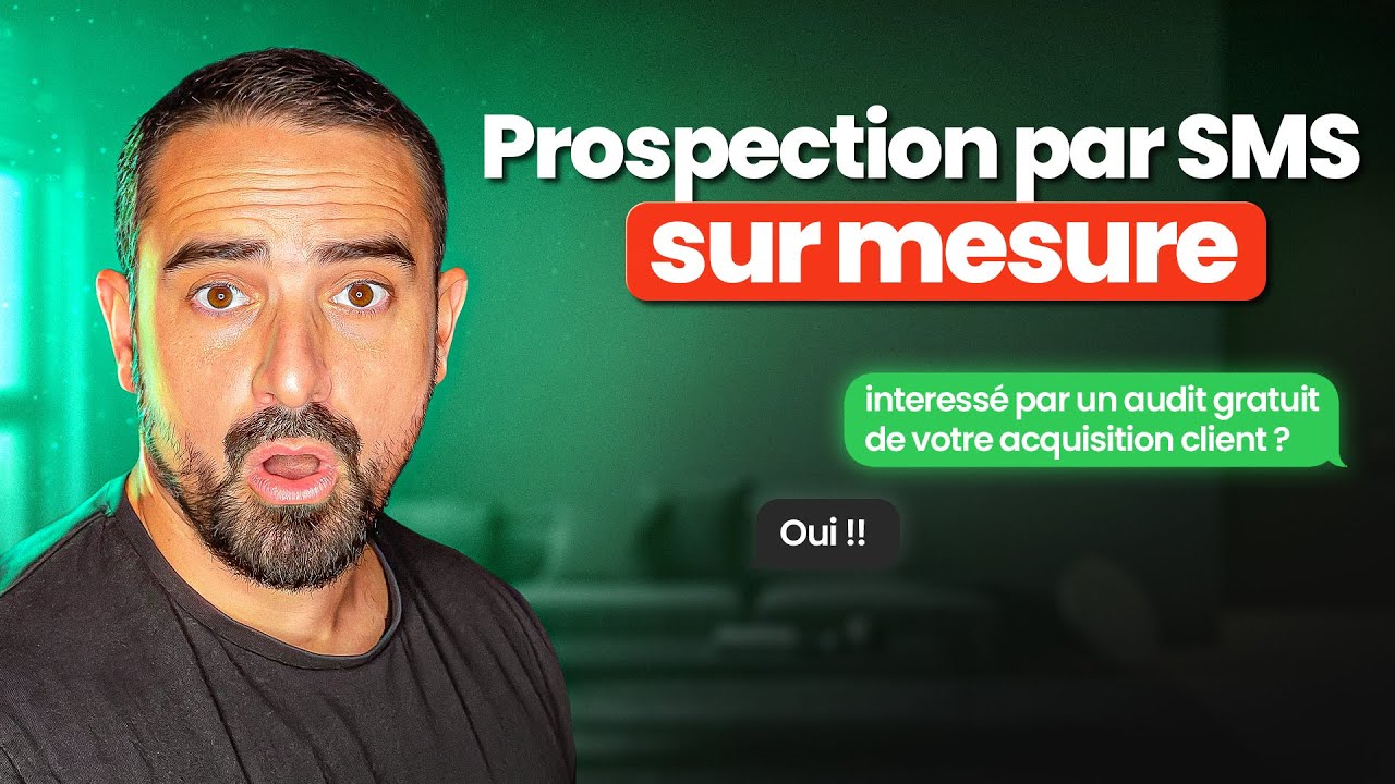 paramétrer et envoyer 1 000 SMS à vos prospects