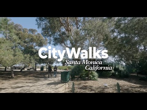 Walking Tour Of Santa Monica California 4k | Oceanfront Vibes