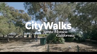 Walking Tour Of Santa Monica California 4k | Oceanfront Vibes