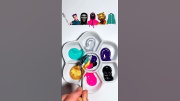 Guess the mixed colors of Squid Game 2 (part 10) #squidgame #squidgame2 #colors #asmr #colormixing