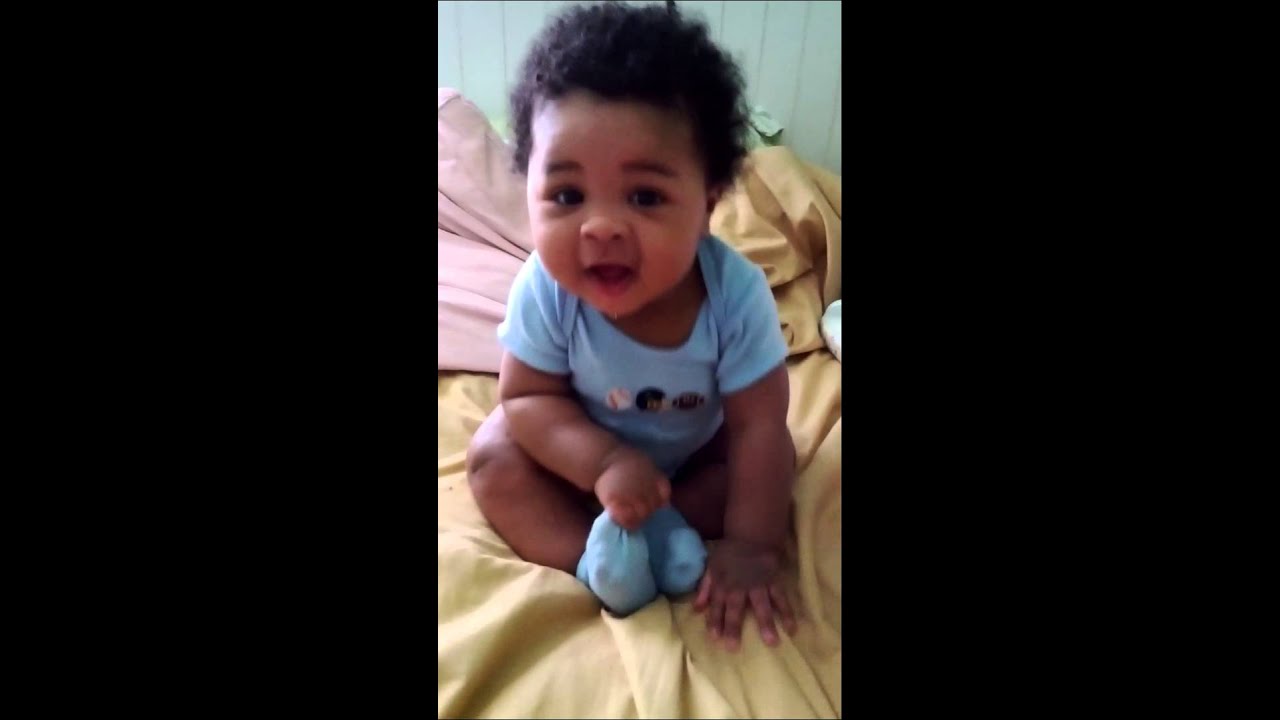 Cute 6 Month Old Saying Hey YouTube