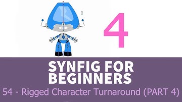 Synfig for beginners: 54 - Creating a Rigged character Turnaround (PART 4)