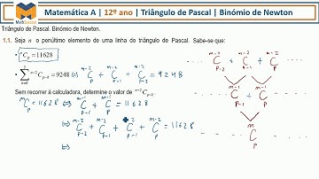 Triângulo de Pascal | Binómio de Newton