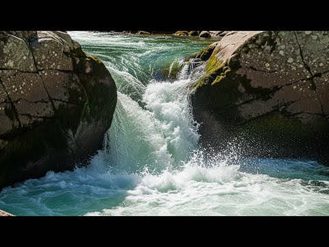 Calm River Sound - Gentle River Flow for Deep Sleep | Peacefull Throungh a Tranquil Landscape