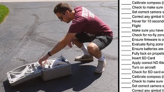 Drone Pre-Flight Checklist (Phantom/Mavic/Spark)