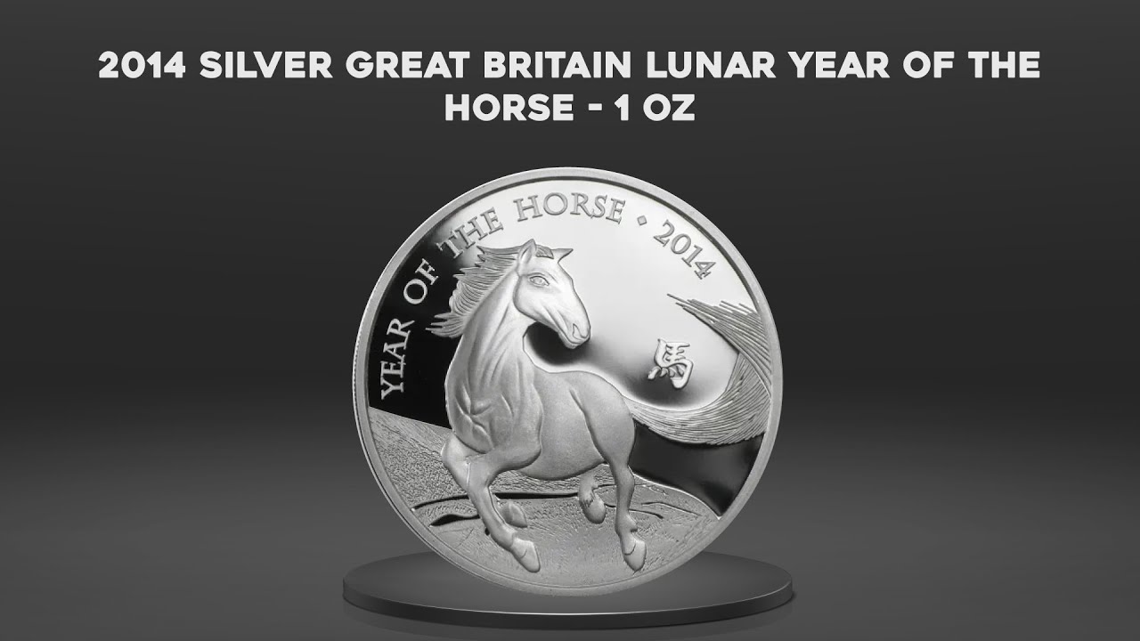 2014 Silver Great Britain Lunar Year of the Horse - 1 oz | BOLD Precious Metals