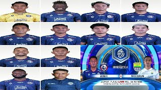 PREDIKSI SUSUNAN PEMAIN AREMA FC [4-3-3] vs PERSIB BANDUNG