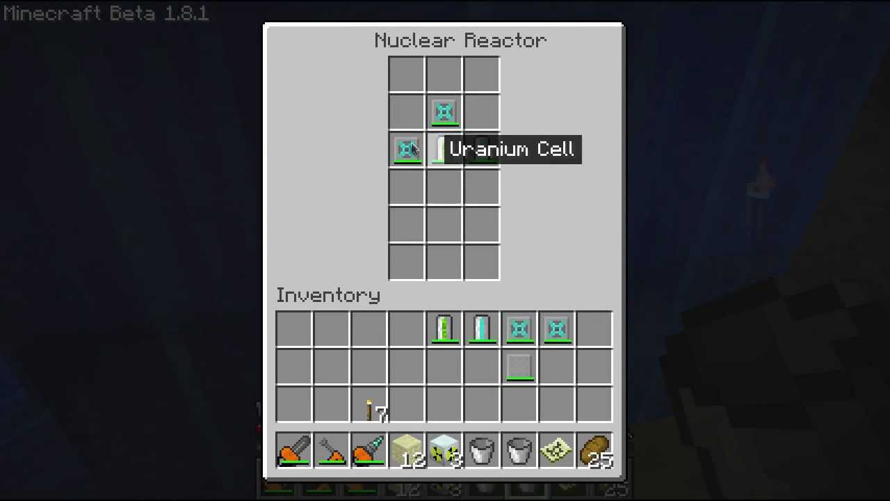 Minecraft Episode 8 - Industrialcraft Nuclear Reactors - YouTube