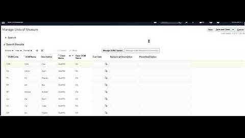 Add UOM and Conversion in Oracle Fusion R13