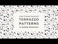 How to create seamless terrazzo patterns in Illustrator