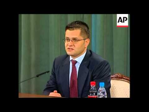 FM Jeremic meets Russian counterpart comments on Kosovo, Georgia