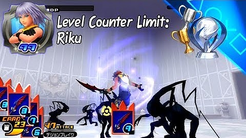 Trophy Guide - Level Counter Limit: Riku - Tips for leveling up faster with Riku - KH HD 1.5 ReMIX