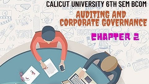 Calicut University| 6th sem |Bcom Auditing| 2nd chapter| Audit planning| In Malayalam |
