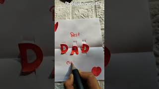 #Diy pop up card idea for Father's day