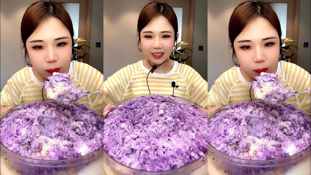 ASMR SHAVED ICE EATING YY